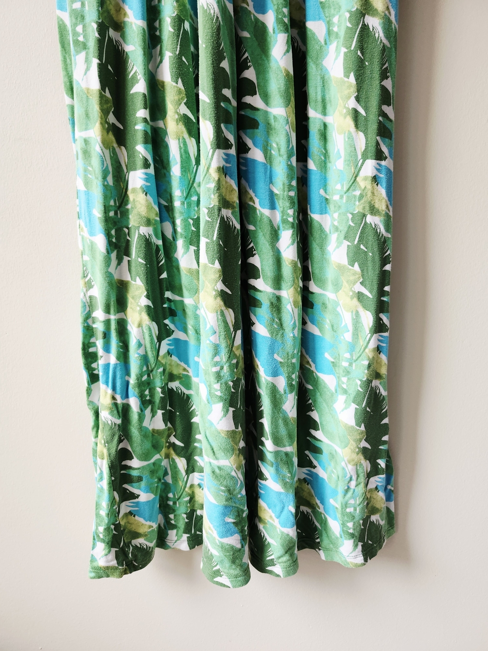 Tropical Palm Maxi Dress with Pockets - Picture 7 of 10